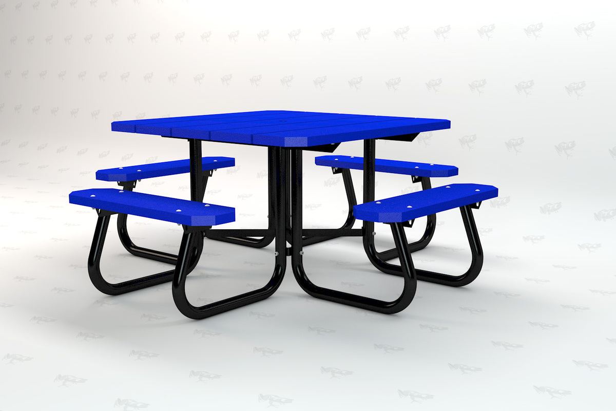 Frog Furnishings Square Table for Outdoor Indoor Dining Table