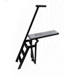 Lillipad Diving Board Pack - Includes Board, Surface Mount, and Upgraded SEADEK Foam Surface (NEW Black Powdercoat/Storm Gray)