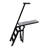 Lillipad Diving Board Pack - Includes Board, Surface Mount, and Upgraded SEADEK Foam Surface (NEW Black Powdercoat/Storm Gray)