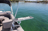 Lillipad Diving Board Pack - Includes Board, Surface Mount, and Upgraded SEADEK Foam Surface (Silver Anodized/Storm Grey)