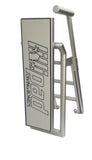 Lillipad Diving Board Pack - Includes Board, Surface Mount, and Upgraded SEADEK Foam Surface (Silver Anodized/Cool Grey)