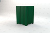 Frog Furnishings Standard Square Receptacle, Trash Can for Home, Kitchen, Garden, Park, Dining Room, Dustbin Waste Papers Basket Storage Recycle Bin, Make Your Environment Clean