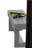 Durawood Aisle-Saver  Bench for Tennis Courts, Locker Rooms, Parks, Marina, Patio, Commercial Use