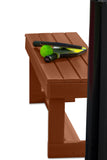 Durawood Aisle-Saver  Bench for Tennis Courts, Locker Rooms, Parks, Marina, Patio, Commercial Use