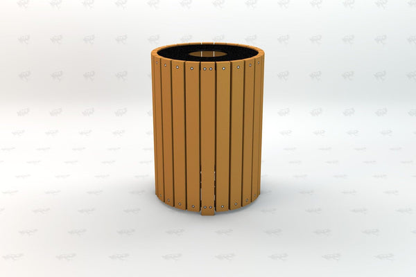 Frog Furnishings Heavy Duty Round Receptacle, Combining Elegance and Functionality for Your Space, Garden, Park in/Outdoor Dustbins, Waste Paper Basket Storage Recycle Bin