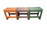 Durawood Bench Stool for Tennis Courts, Locker Rooms, Parks, Marina, Patio, Commercial Use