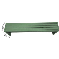 Durawood Aisle-Saver  Bench for Tennis Courts, Locker Rooms, Parks, Marina, Patio, Commercial Use