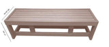 Durawood Dent-Saver Bench for Tennis Courts, Locker Rooms, Parks, Marina, Patio, Commercial Use