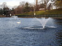 3/4 HP Typhoon Floating Display Aerator | Colored LED Light Kit and Wireless Remote